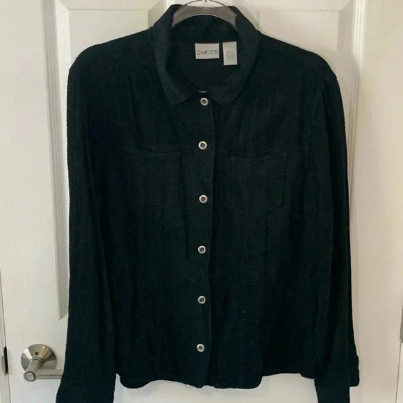 Chicos size 2 black jacket - Picture 1 of 7